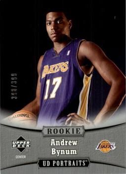 2005-06 UD Portraits #102 Andrew Bynum Front