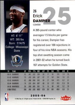 2005-06 Hoops #26 Erick Dampier Back