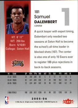 2005-06 Hoops #101 Samuel Dalembert Back