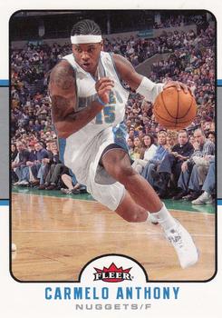 2007-08 Fleer Hot Prospects Basketball #2 Carmelo Anthony Denver