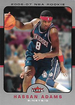 2006-07 Fleer #229 Hassan Adams Front