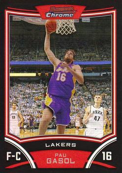 2008-09 Bowman - Chrome Refractors #16 Pau Gasol Front