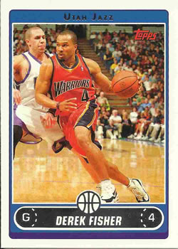 2006-07 Topps #138 Derek Fisher Front