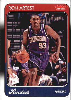 2008-09 Fleer - 1988-89 #38 Ron Artest Front