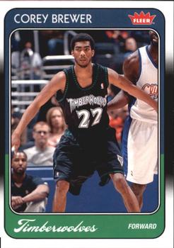 2008-09 Fleer - 1988-89 #66 Corey Brewer Front