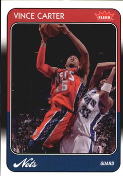 2008-09 Fleer - 1988-89 #71 Vince Carter Front