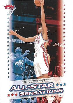 2008-09 Fleer - All-Star Sensations #AS-22 Tim Duncan Front