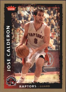 2008-09 Fleer - Glossy #38 Jose Calderon Front