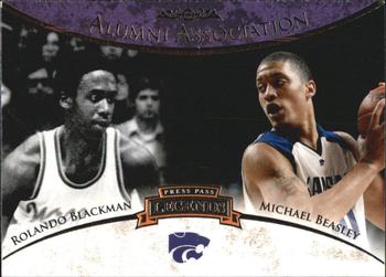 2008-09 Press Pass Legends - Alumni Association #AA-9 Rolando Blackman / Michael Beasley Front