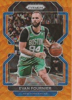 2021-22 Panini Prizm - Orange Wave #153 Evan Fournier Front