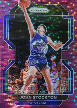 2021-22 Panini Prizm - Purple Pulsar #267 John Stockton Front