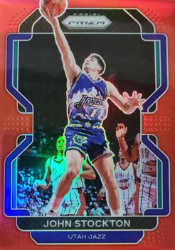 2021-22 Panini Prizm - Red #267 John Stockton Front