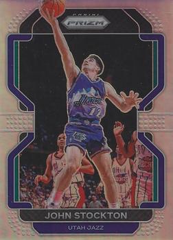 2021-22 Panini Prizm - Silver #267 John Stockton Front