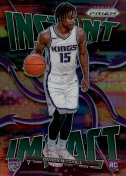 2021-22 Panini Prizm - Instant Impact Prizms Silver #19 Davion Mitchell Front