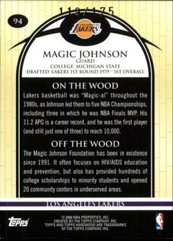 2008-09 Topps Hardwood - Maple #94 Magic Johnson Back