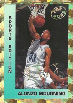 1992-93 Sports Edition Top Guns (Unlicensed) #NNO Alonzo Mourning Front