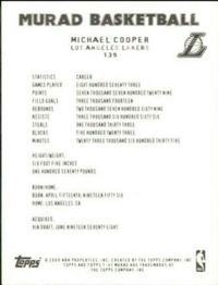 2008-09 Topps T-51 Murad - Mini #139 Michael Cooper Back