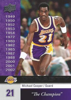 2008-09 Upper Deck - Dynasty Los Angeles Lakers #LAL-19 Michael Cooper Front