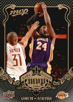 2008-09 Upper Deck MVP - Kobe Bryant MVP #KB-66 Kobe Bryant Front