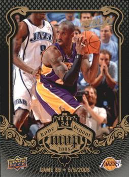 2008-09 Upper Deck MVP - Kobe Bryant MVP #KB-86 Kobe Bryant Front