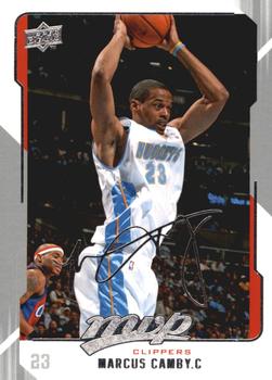 2008-09 Upper Deck MVP - Silver Script #38 Marcus Camby Front