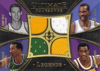 2008-09 Upper Deck Ultimate Collection - Ultimate Foursome Legends Jerseys #UFL-GRDS Michael Cooper / Jerry West / Stacey Augmon / Adrian Dantley Front