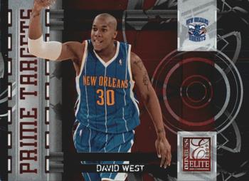 2009-10 Donruss Elite - Prime Targets Red #11 David West Front