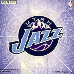 2009-10 Panini - Glow in the Dark Stickers #NNO Utah Jazz Front