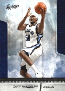 2009-10 Panini Absolute Memorabilia - Retail #37 Zach Randolph Front