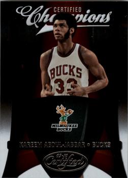 2009-10 Panini Certified - Champions #21 Kareem Abdul-Jabbar Front