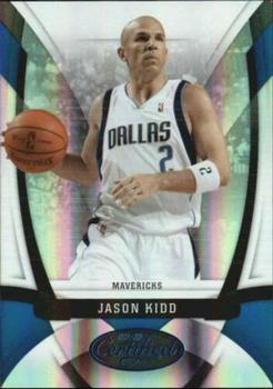 2009-10 Panini Certified - Mirror Blue #2 Jason Kidd Front