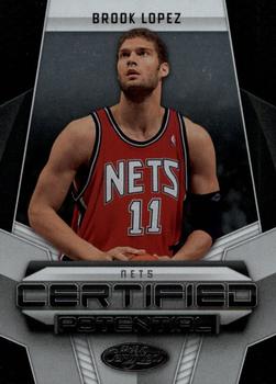 2009-10 Panini Certified - Potential #3 Brook Lopez Front