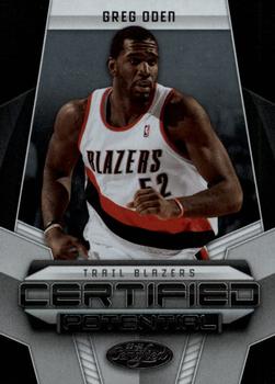 2009-10 Panini Certified - Potential #7 Greg Oden Front