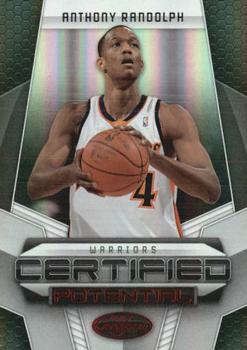 2009-10 Panini Certified - Potential Red #2 Anthony Randolph Front