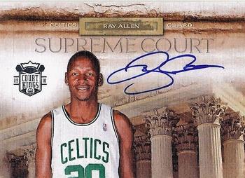 2009-10 Panini Court Kings - Supreme Court Signatures #19 Ray Allen Front