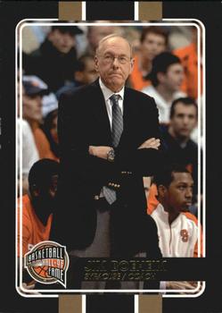 2010 Panini Hall of Fame - Black Border #97 Jim Boeheim Front