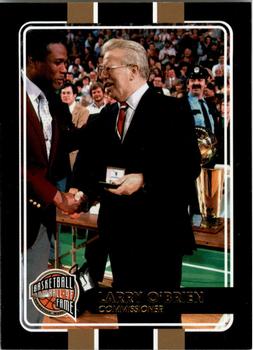 2010 Panini Hall of Fame - Black Border #144 Larry O'Brien Front