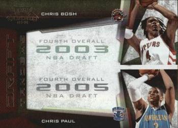 2009-10 Panini Playoff Contenders - Draft Tandems Black #3 Chris Bosh / Chris Paul Front