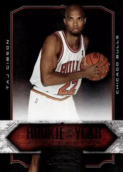 2009-10 Panini Playoff Contenders - Rookie of the Year Contenders Black #15 Taj Gibson Front