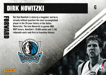 2009-10 Panini Prestige - Franchise Favorites #6 Dirk Nowitzki Back