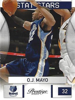 2009-10 Panini Prestige - Stat Stars #1 O.J. Mayo Front