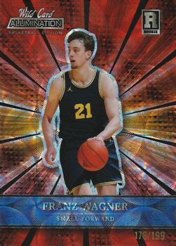 2021-22 Wild Card Alumination - Red Chase Holo-Lux Crystals Holo Paper #ABC-26 Franz Wagner Front