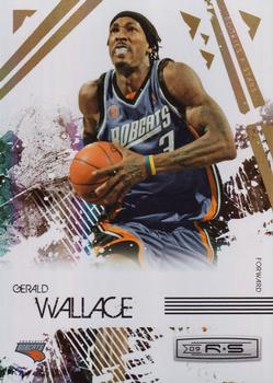 2009-10 Panini Rookies & Stars - Gold Holofoil #8 Gerald Wallace Front