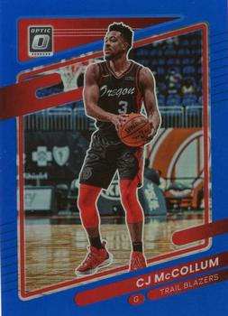 2021-22 Donruss Optic - Blue #131 CJ McCollum Front