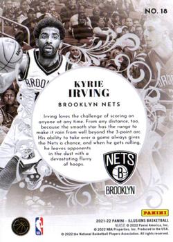 2021-22 Panini Illusions - King of Cards #18 Kyrie Irving Back