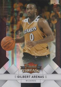 2009-10 Panini Threads - Century Proof Silver #38 Gilbert Arenas Front