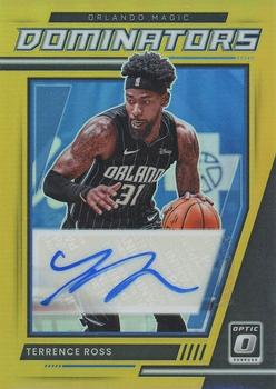 2021-22 Donruss Optic - Dominators Signatures Gold #DS-TRS Terrence Ross Front