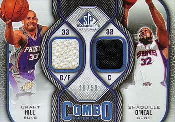 2009-10 SP Game Used - Combo Materials 50 #CM-HO Grant Hill / Shaquille O'Neal Front