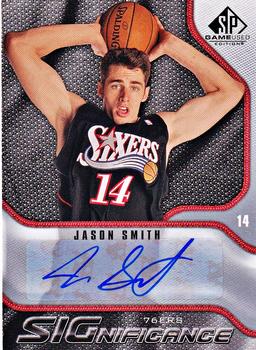 2009-10 SP Game Used - SIGnificance #S-SM Jason Smith Front