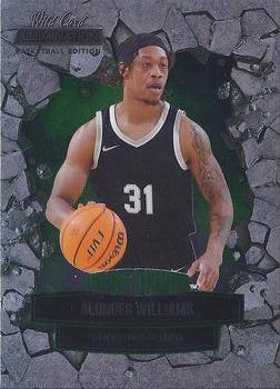 2021-22 Wild Card Alumination - Draft-Driven Green #DD-3 Alondes Williams Front